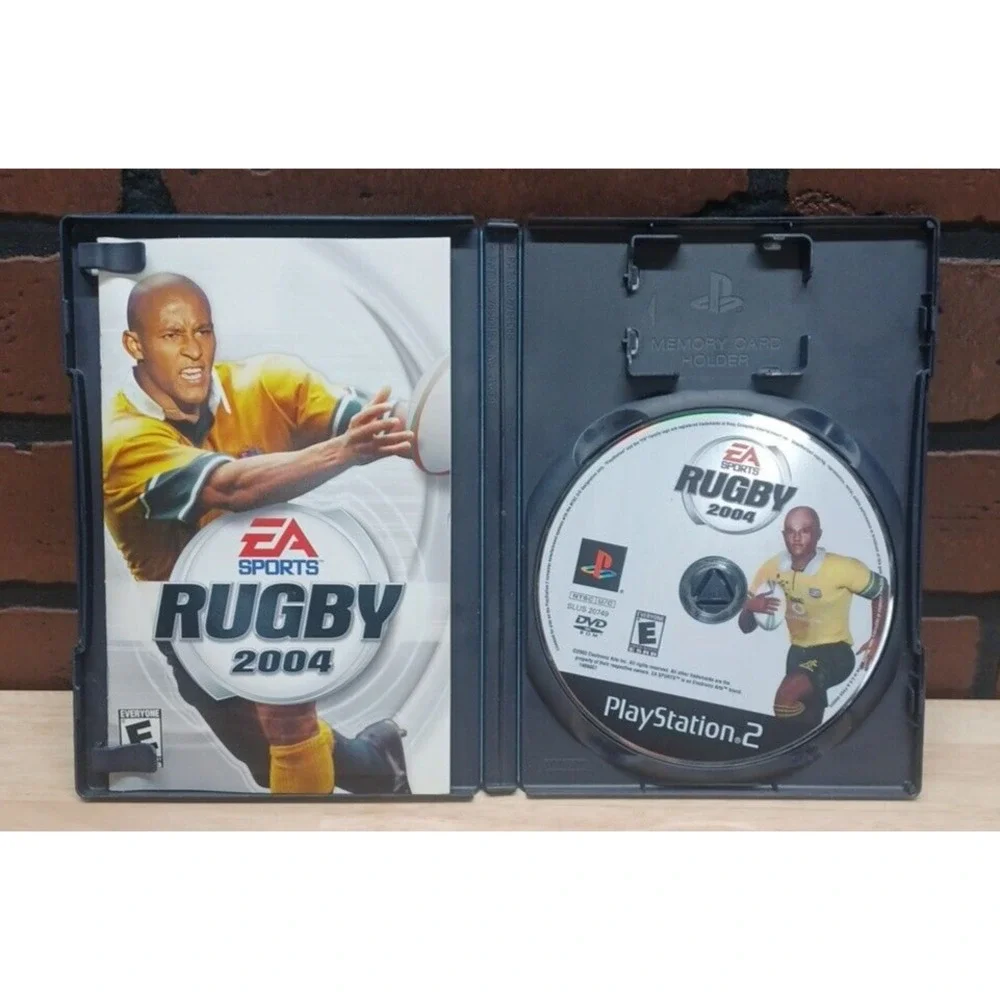 Rugby 2004 (Sony PlayStation 2, 2003) Tested complete PS2 everyone EA sports
